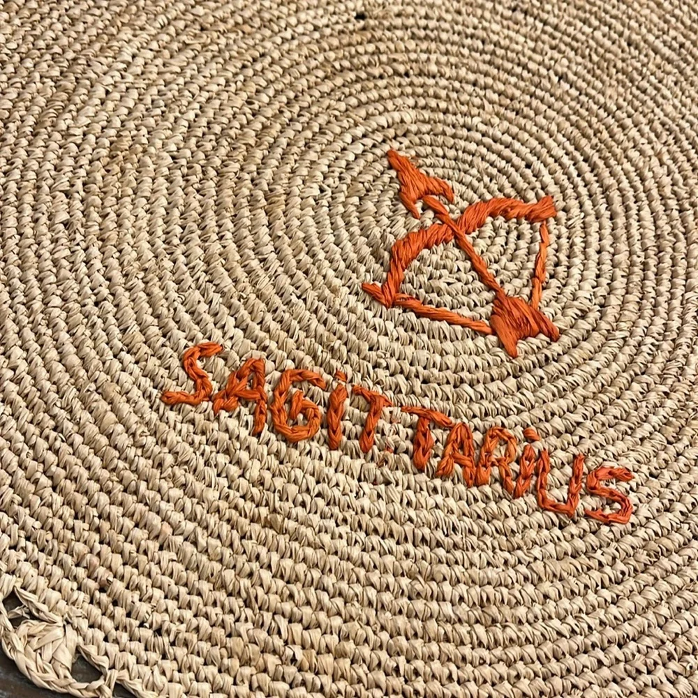 Anthropologie Handcrafted Zodiac Woven Placemats Choose